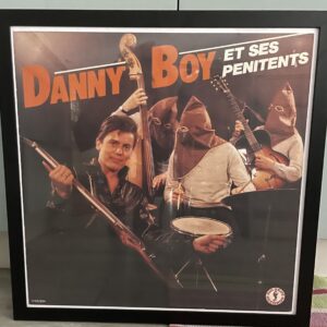 Affiche vintage “Danny Boy et ses Pénitents” – 60 x 60 cm