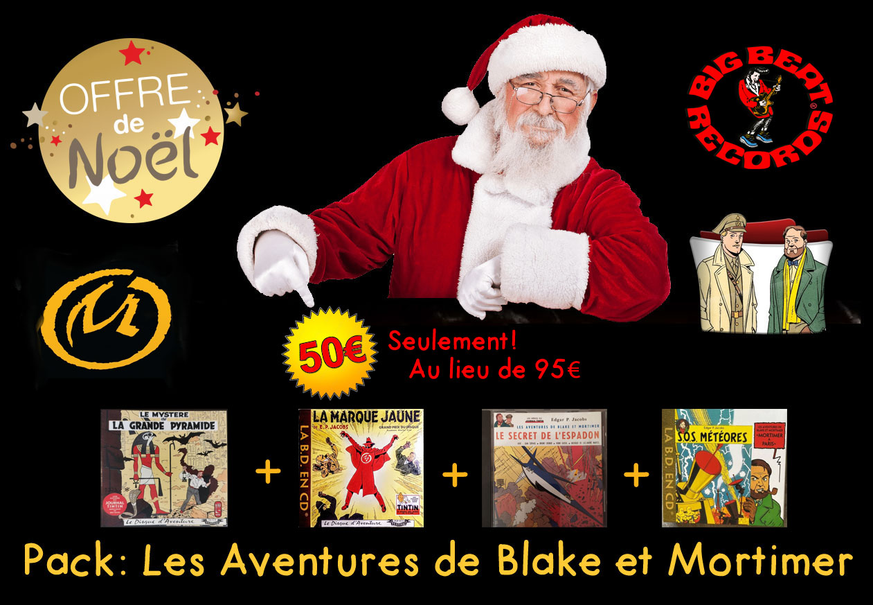 Pack de Noel Les Aventures de Blake et Mortimer Offre