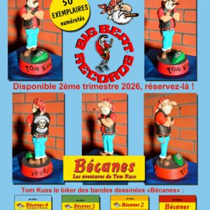 Figurine Tom Kuss – Édition Limitée 50 Exemplaires – Bécanes / Jo Hell (27 cm)