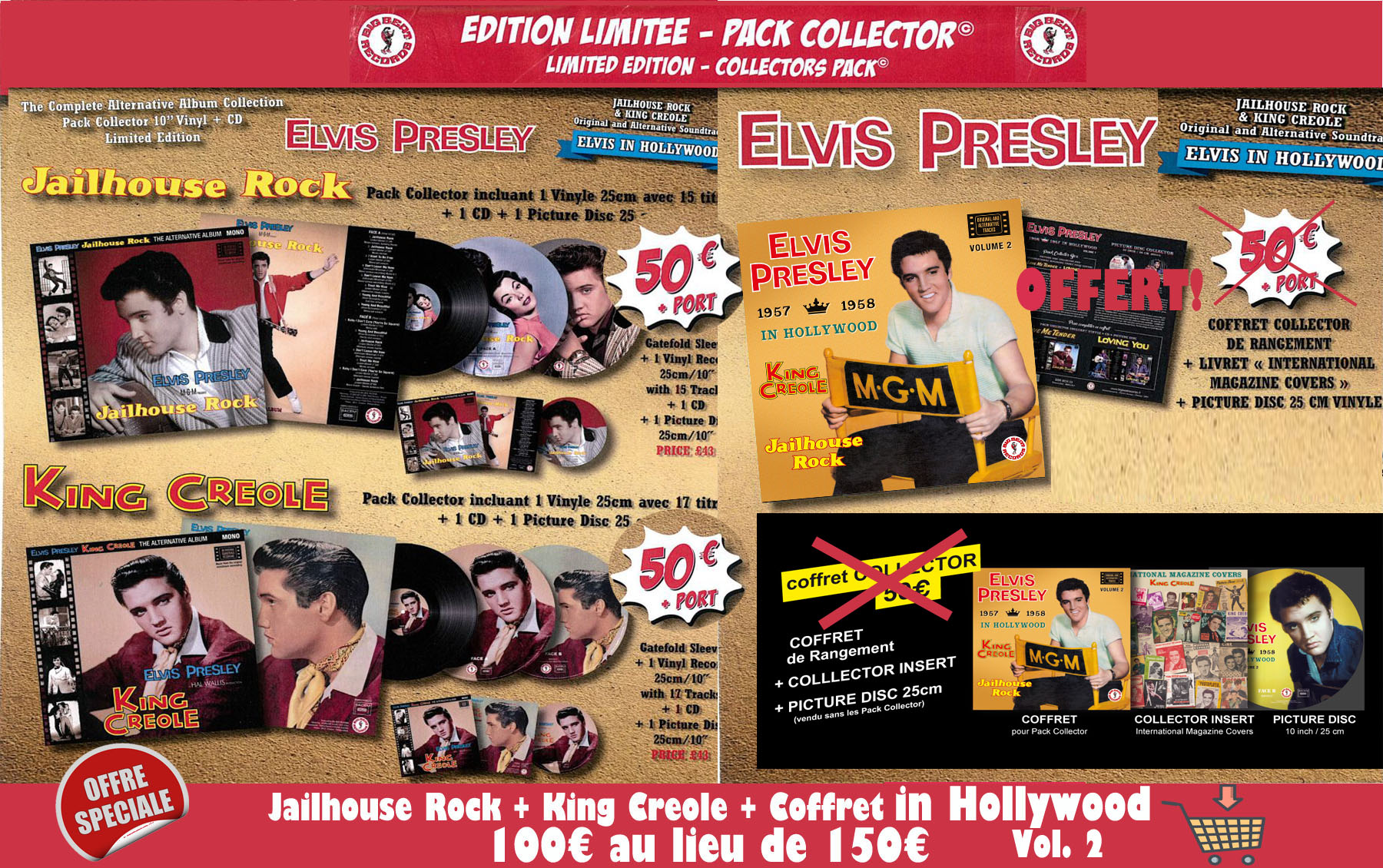 Pack Collector Elvis Presley 90 ans – Offre exceptionnelle