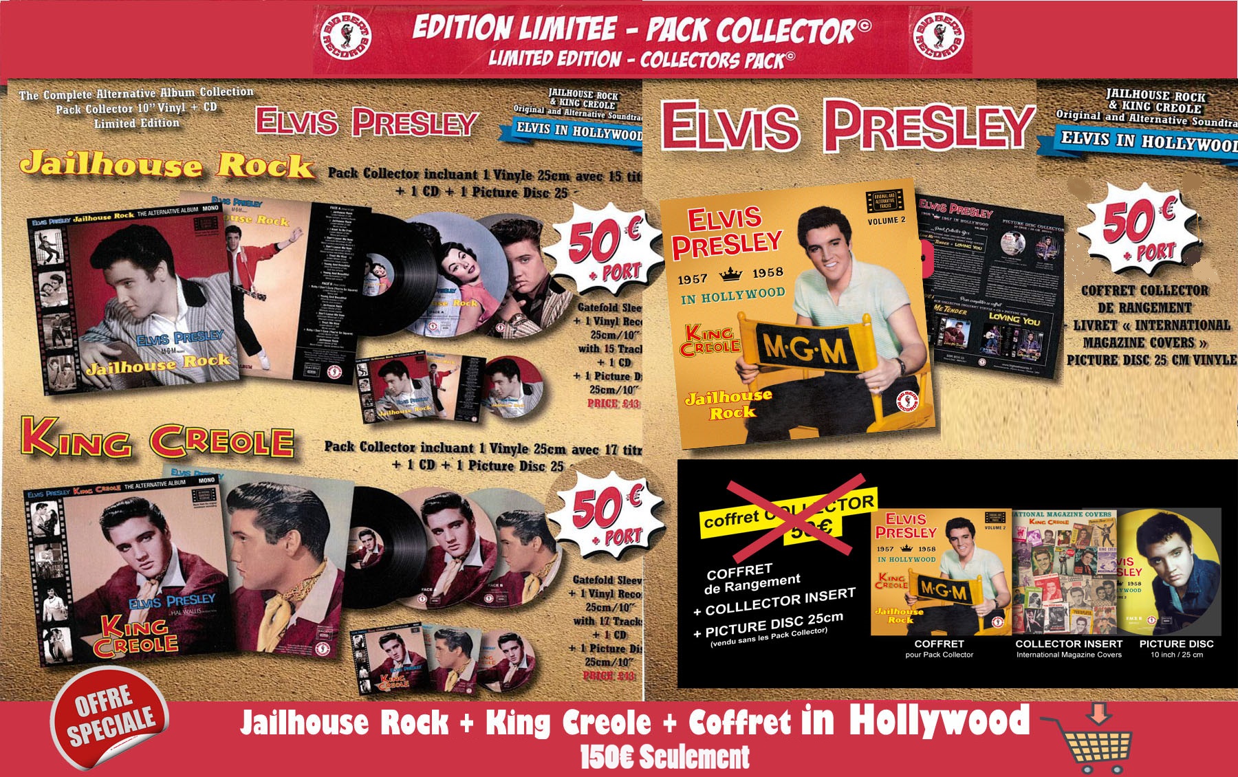 Pack Collector Elvis Presley 90 ans – Offre exceptionnelle